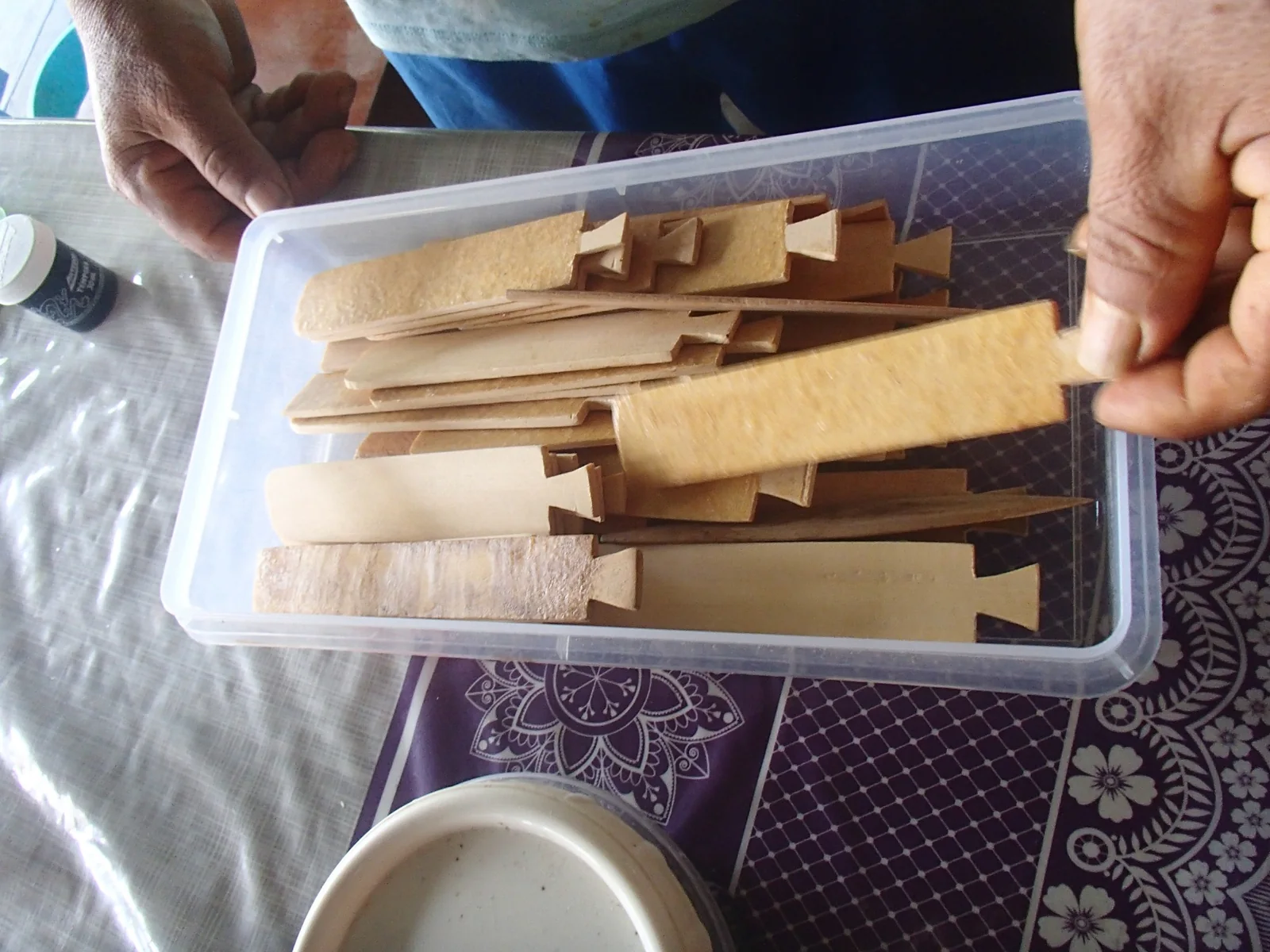 Traditional botanical preparation made by the family
