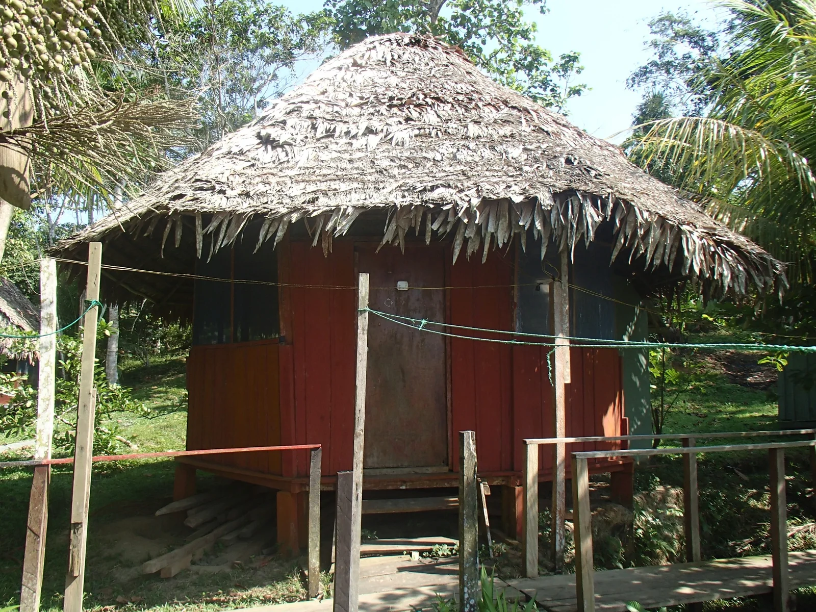 Bed with mosquito net